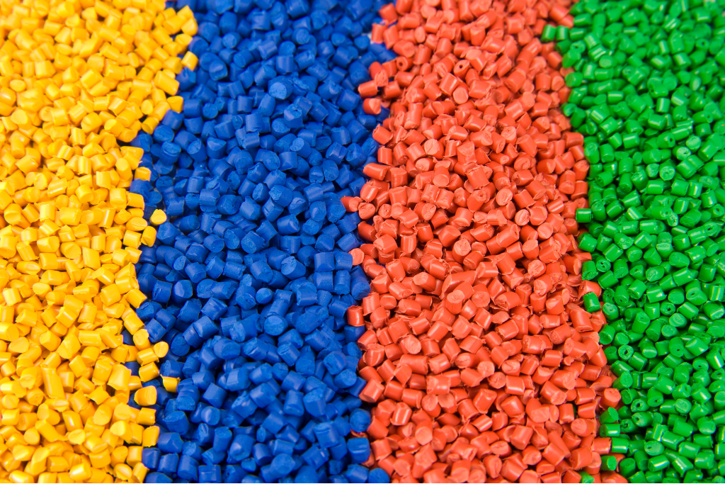 Kunststoff-polymer-Körnchen